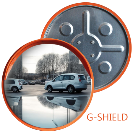 Уличное обзорное зеркало Steel Crafts G-SHIELD D-490 из нержавеющей стали