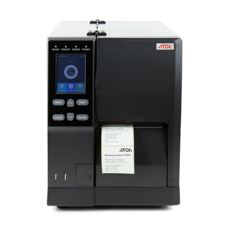 Принтер этикеток АТОЛ TT631, термотрансфертная печать, 600 dpi, USB, RS-232, Ethernet, ширина печати 104 мм, скорость печати 101 мм/с.