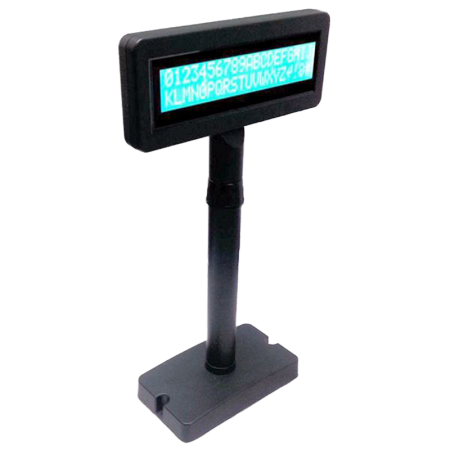 Дисплей покупателя Heng Yu CD220A (LCD, USB-VCOM, чёрный)